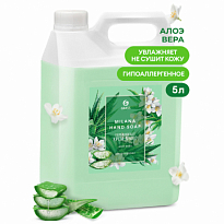 GRASS Крем-мыло жидкое увлажняющее "Milana алоэ вера" (канистра 5кг) /4шт 126605